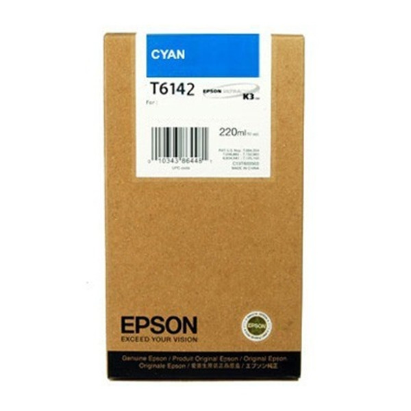 Epson T6142 inktcartridge cyaan hoge capaciteit (origineel) C13T614200 026106 - 1
