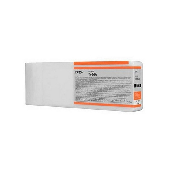 Epson T636A inktcartridge oranje hoge capaciteit (origineel) C13T636A00 904659 - 1