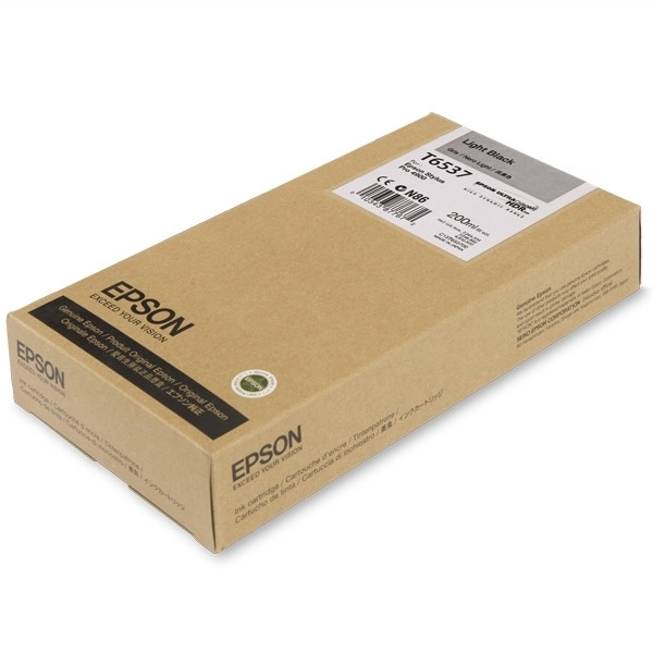 Epson T6537 inktcartridge licht zwart (origineel) C13T653700 902637 - 1