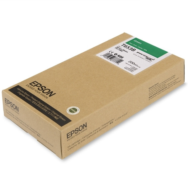 Epson T653B inktcartridge groen (origineel) C13T653B00 026336 - 1