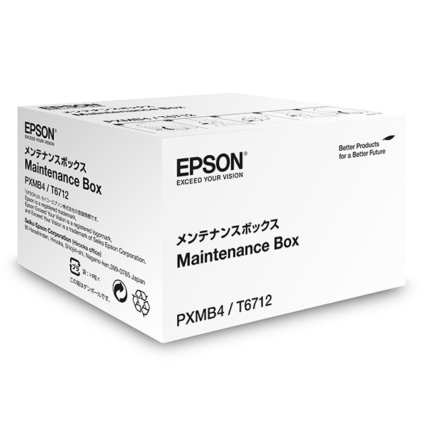 Epson T6712 maintenance box (origineel) C13T671200 026688 - 1