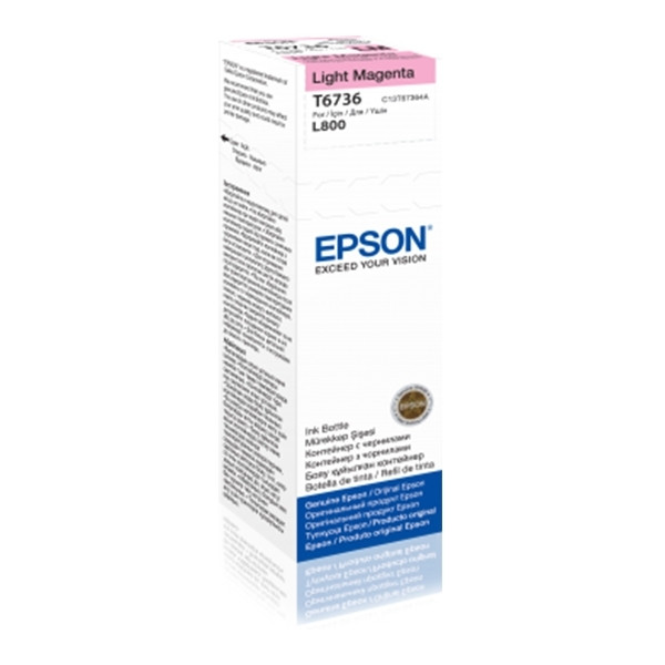 Epson T6736 inktfles licht magenta (origineel) C13T67364A 905941 - 1