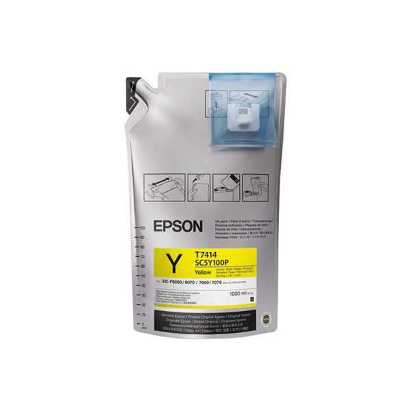 Epson T741400 inktcartridge geel (origineel) C13T741400 083536 - 1