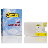 Epson T7894 inktcartridge geel extra hoge capaciteit (123inkt huismerk) C13T789440C 026667