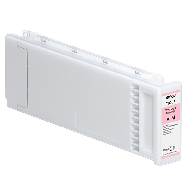 Epson T8006 inktcartridge licht magenta (origineel) C13T800600 020644 - 1