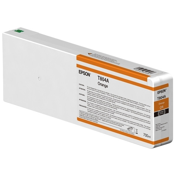 Epson T804A inktcartridge oranje (origineel) C13T804A00 904801 - 1