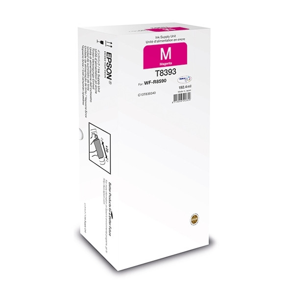 Epson T8393 inktcartridge magenta hoge capaciteit (origineel) C13T839340 027068 - 1