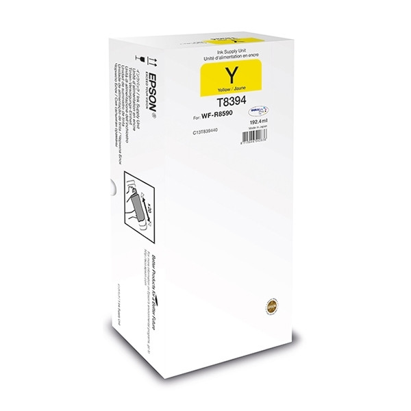 Epson T8394 inktcartridge geel hoge capaciteit (origineel) C13T839440 027070 - 1