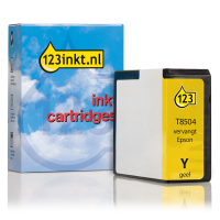 Epson T8504 inktcartridge geel (123inkt huismerk) C13T850400C 026781