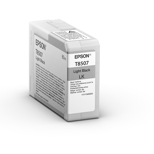 Epson T8507 inktcartridge licht zwart (origineel) C13T850700 026786 - 1