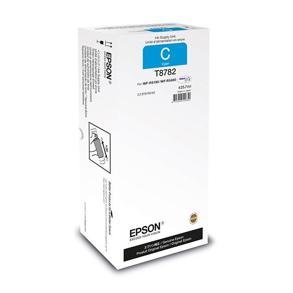 Epson T8782 inktcartridge cyaan extra hoge capaciteit (origineel) C13T878240 027090 - 1