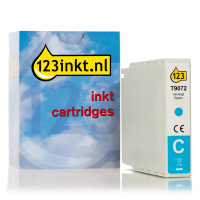 Epson T9072 inktcartridge cyaan extra hoge capaciteit (123inkt huismerk) C13T907240C 026959