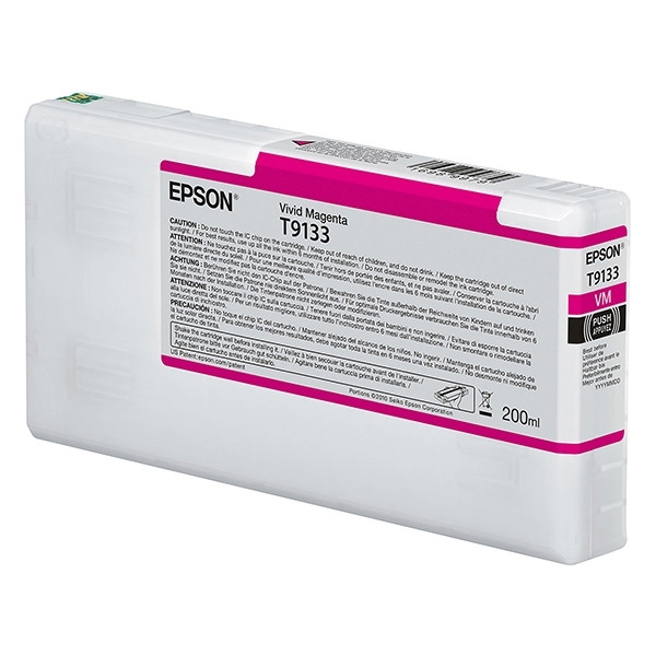 Epson T9133 inktcartridge magenta (origineel) C13T913300 026990 - 1