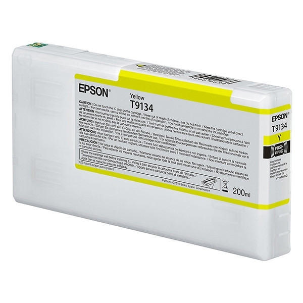 Epson T9134 inktcartridge geel (origineel) C13T913400 026992 - 1