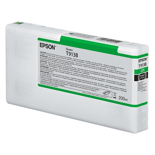 Epson T913B inktcartridge groen (origineel) C13T913B00 027006 - 1