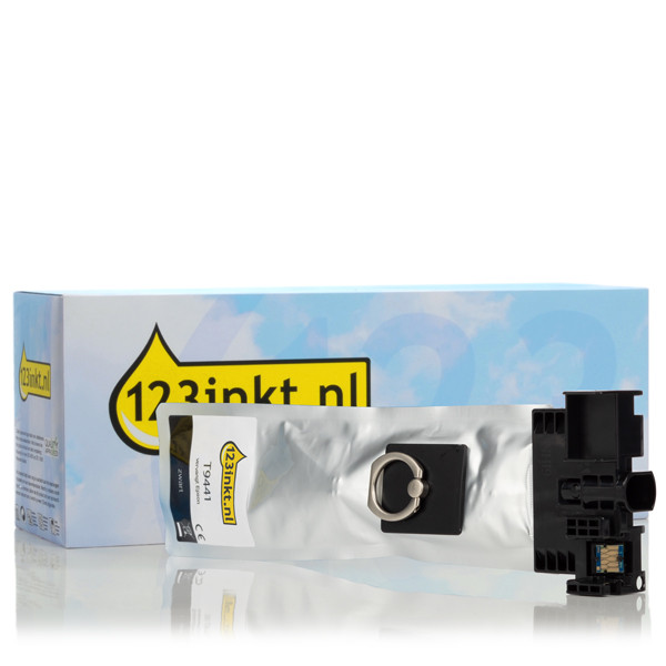 Epson T9441 inktcartridge zwart (123inkt huismerk) C13T944140C 025953 - 1