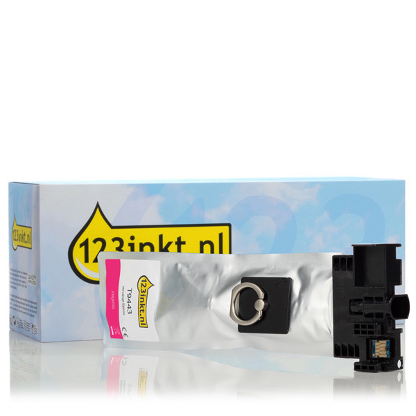 Epson T9443 inktcartridge magenta (123inkt huismerk) C13T944340C 025957 - 1