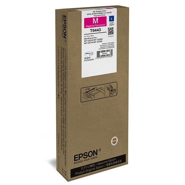 Epson T9443 inktcartridge magenta (origineel) C13T944340 025956 - 1