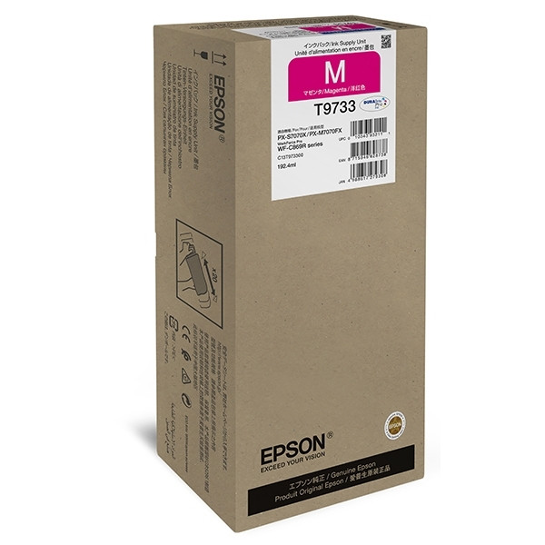 Epson T9733 inktcartridge magenta hoge capaciteit (origineel) C13T973300 905163 - 1