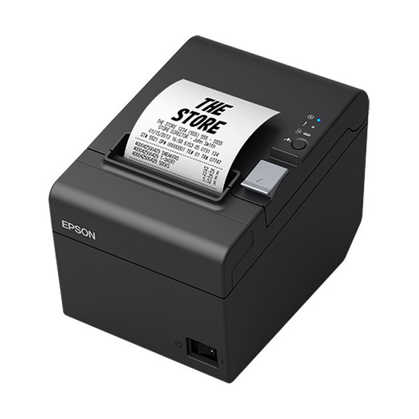 Epson TM-T20III (011) bonprinter zwart bundel met 123inkt kassarol 80x80x12 thermo wit (5 stuks)  831985 - 3