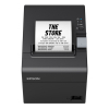 Epson TM-T20III (012) bonprinter zwart met ethernet bundel met 123inkt kassarol 80x80x12 thermo wit (5 stuks)  831986 - 3