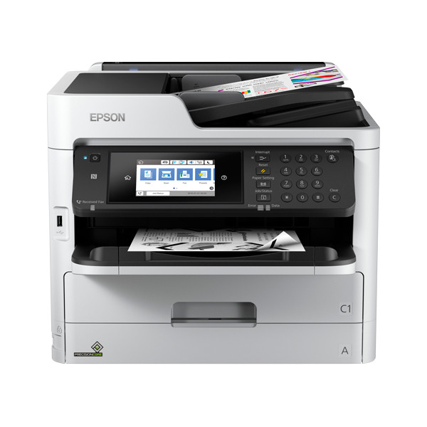 Epson WorkForce Pro WF-M5799DWF all-in-one A4 inkjetprinter zwart-wit met wifi (4 in 1) C11CG04401 831658 - 1