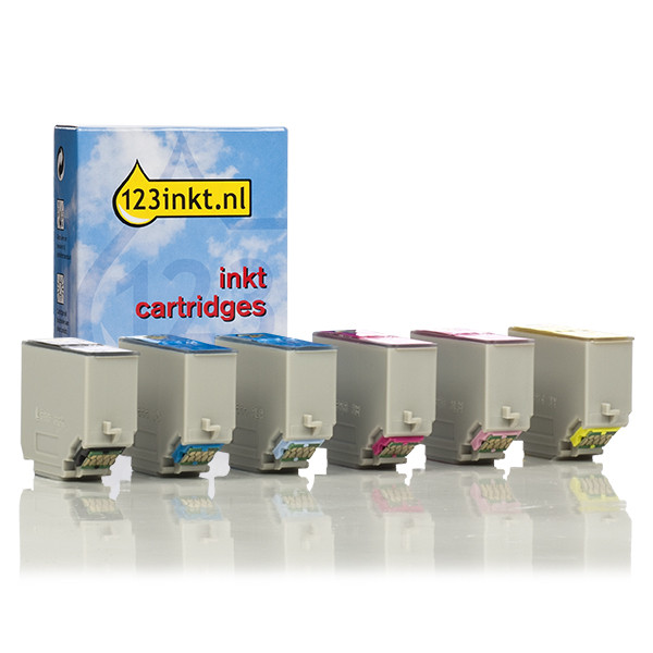 Epson aanbieding: 378XL (T3798) -serie zwart + 5 kleuren (123inkt huismerk) C13T37984010C 127041 - 1