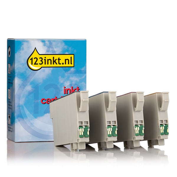 Epson aanbieding: 604 (T10G6) serie zwart + 3 kleuren (123inkt huismerk) C13T10G64010C C13T10G64020C 652069 - 1