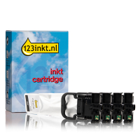 Epson aanbieding: C13T11C serie zwart + 3 kleuren (123inkt huismerk) C13T11C140C C13T11C240C C13T11C340C C13T11C440C 110842
