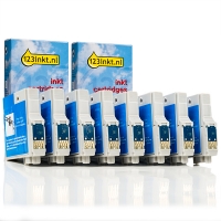 Epson aanbieding: T159-set 2 zwart + 5 kleuren + glansafwerking (123inkt huismerk) C13T15904010C C13T15914010C C13T15924010C C13T15934010C C13T15944010C 110806