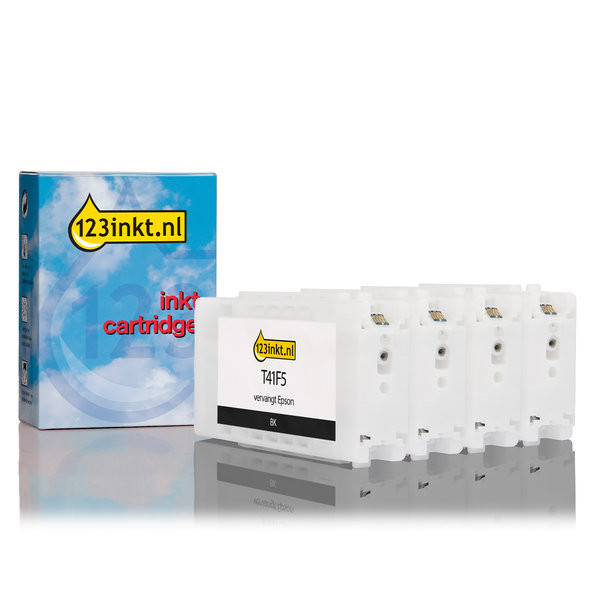 Epson aanbieding: T41F-serie zwart + 3 kleuren (123inkt huismerk) C13T41F240C C13T41F340C C13T41F440C C13T41F540C 110835 - 1