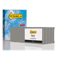 Epson aanbieding: T605-serie (zwart + 3 kleuren) 123inkt huismerk C13T605100C C13T605200C C13T605300C C13T605400C 110837