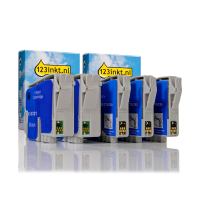 Epson aanbieding T042-serie 2x zwart + 3 kleuren (123inkt huismerk)  160804