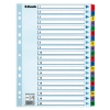 Esselte 100163 kartonnen indexen A4 met 20 tabs (11-gaats)