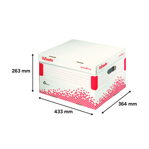 Esselte 623913 speedbox opberg- en transportdoos A4 433 x 364 x 263 mm (15 stuks) 203998 - 3