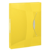 Esselte 6240 Vivida documentenbox transparant geel 40 mm (380 vel) 624052 203222