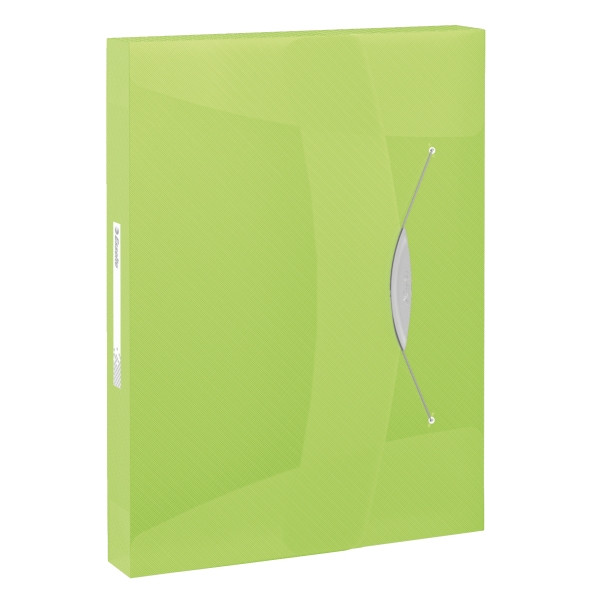 Esselte 6240 Vivida documentenbox transparant groen 40 mm (380 vel) 624051 203221 - 1