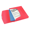 Esselte 6240 Vivida documentenbox transparant rood 40 mm (380 vel) 624048 203220 - 2