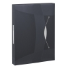 Esselte 6240 Vivida documentenbox transparant zwart 40 mm (380 vel)