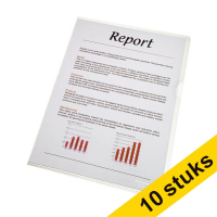 Aanbieding: 10x Esselte zichtmap glashelder transparant A4 105 micron (10 stuks) 203509
