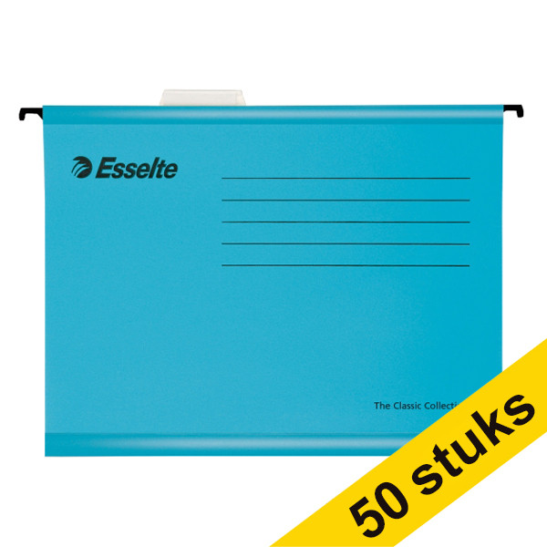 Aanbieding: 2x Esselte Classic versterkte hangmap - voor Folio, blauw (25 stuks) 203160 - 1