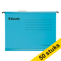 Aanbieding: 2x Esselte Classic versterkte hangmap - voor Folio, blauw (25 stuks)