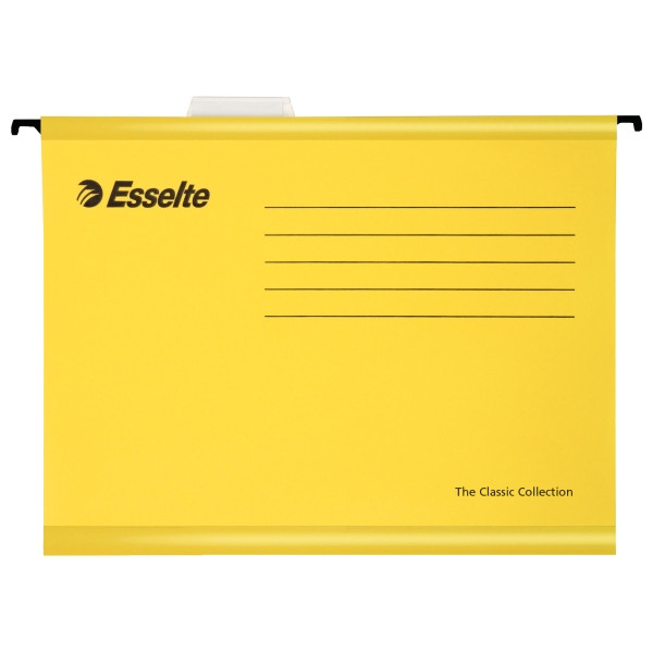 Esselte Classic versterkte hangmap - voor Folio, geel (25 stuks) 90377 203236 - 1