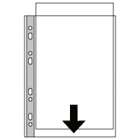 Esselte showtas transparant A3 staand 11-gaats 90 micron (50 stuks)