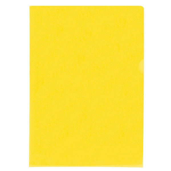 Esselte zichtmap geel A4 105 micron (100 stuks) 54842 203894 - 1