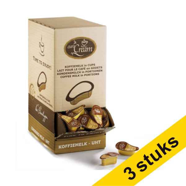 Aanbieding: 3x Euro Cream koffiemelk cups (200 stuks) 404280 - 1