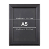 Europel kliklijst economy met zwart aluminium frame A5 226985 - 1