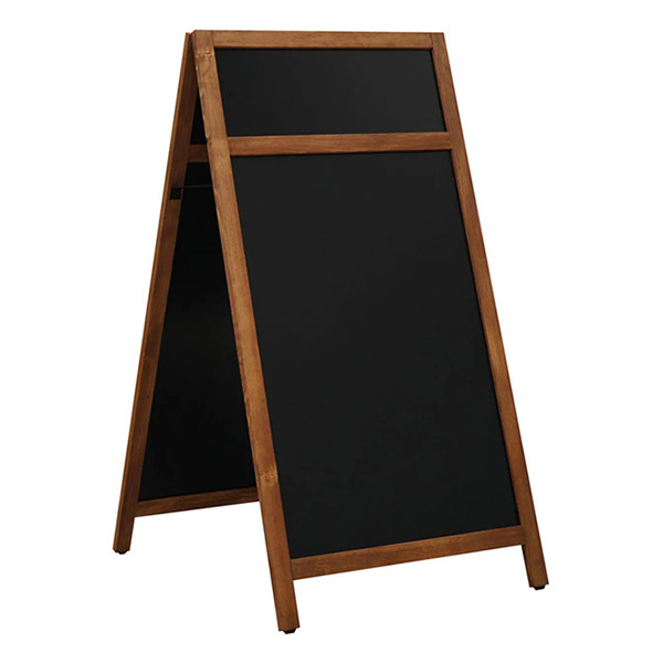 Europel krijtstoepbord met topbord naturel 66 x 128 cm 356243 226942 - 3