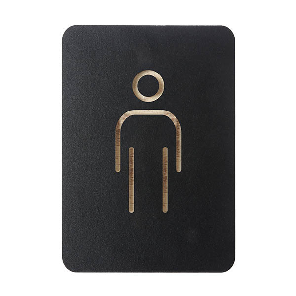 Europel pictogrambord man zwart 226999 - 1