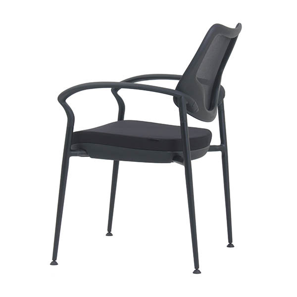 Euroseats Curve vergaderstoel zwart 205805 - 5